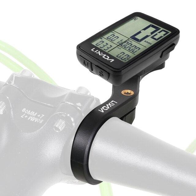 Wireless Bike Speedometer with LCD Backlight – 11 Functions, Waterproof Cycling Computer, Auto Motion Sensor, Speed/Distance/Cadence/Temperature, Rechargeable Battery