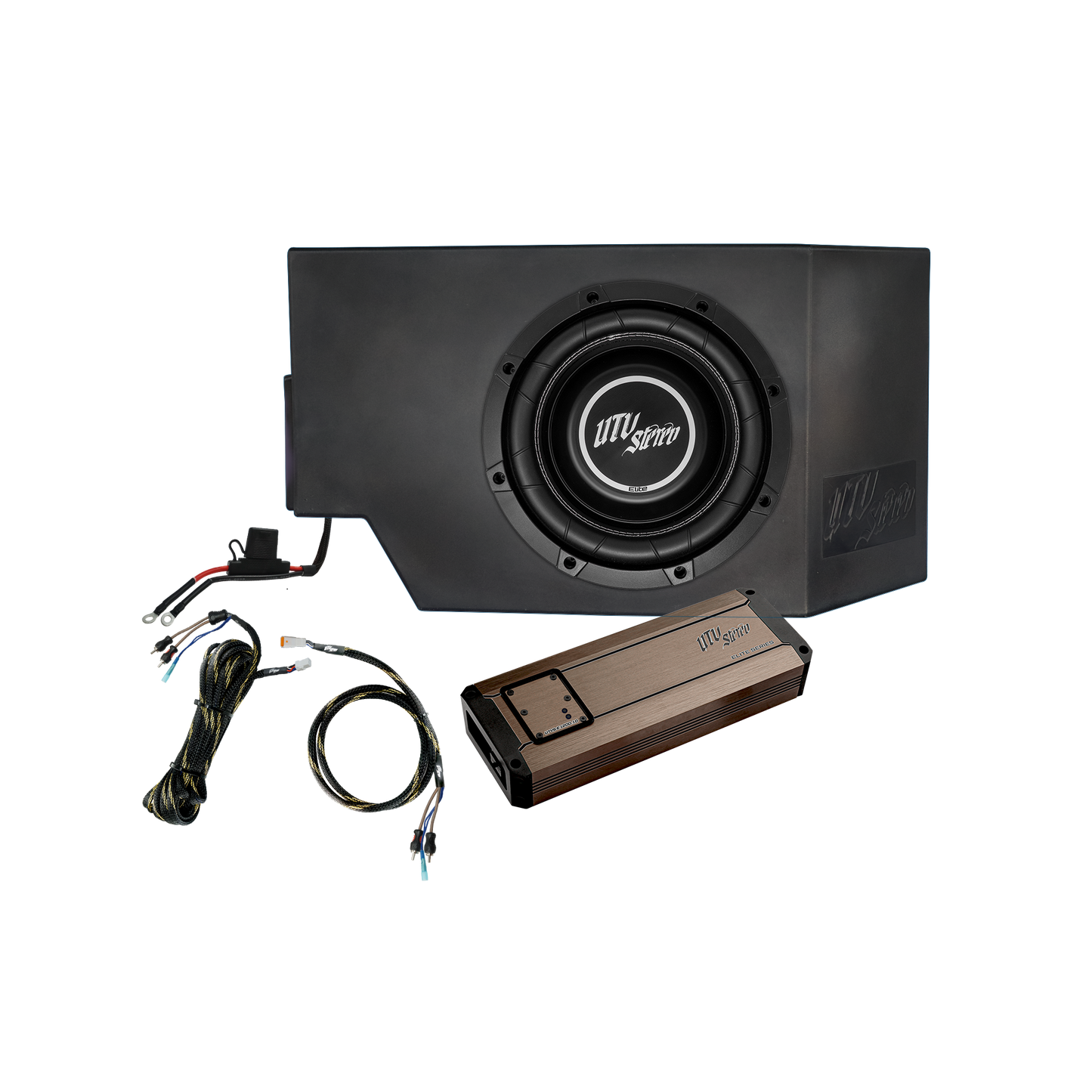 Can-Am Defender 1200W Subwoofer Kit - Single Driver Side 10" Audio System