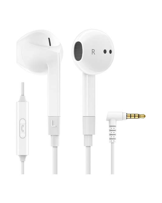 Wired In-Ear Headphones with 3.5mm Jack - Stereo Earbuds
