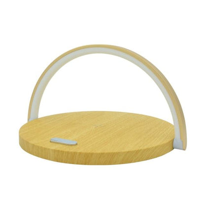 Wireless Charger LED Desk Lamp – 10W Fast Charging, 3-Level Touch Dimming, 180° Phone Holder, Type-C Cable Included